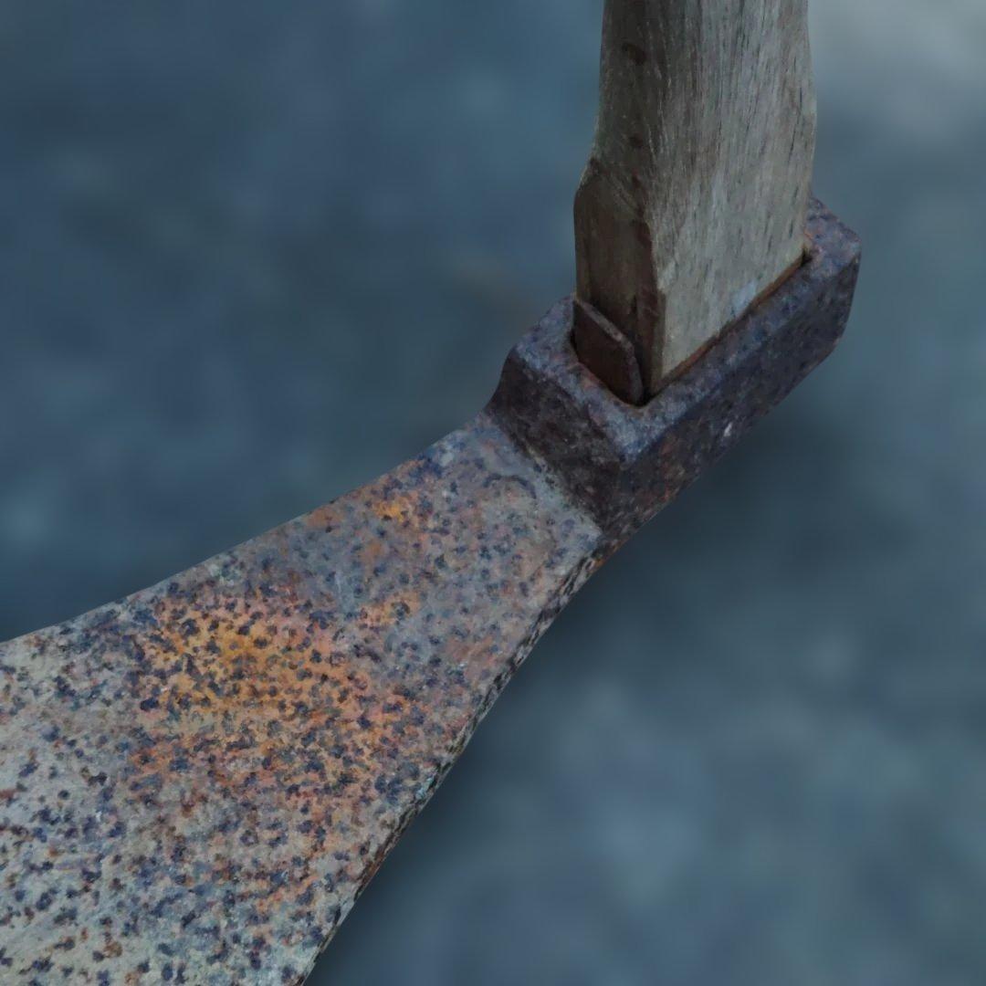 古い鍬　山鍬　開墾鍬　野鍛冶　古農具