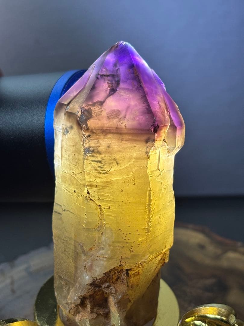 レア　セプター水晶　アメジスト　シトリン　109g 天然石