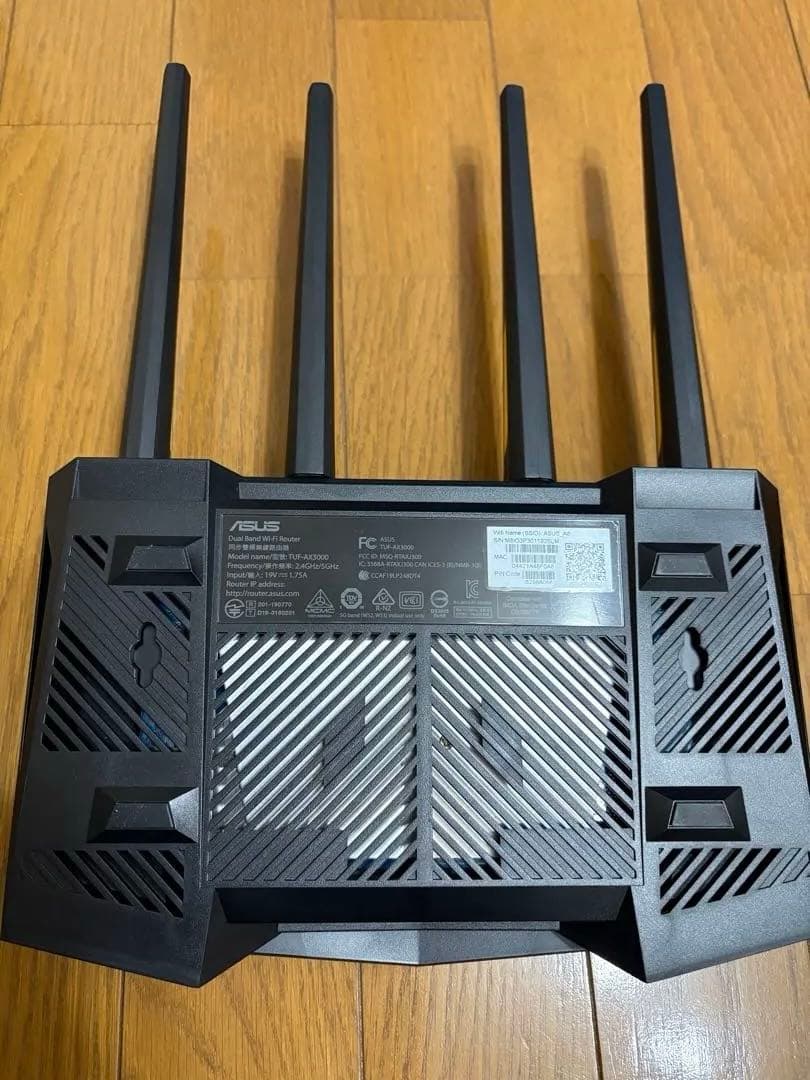 【動作確認済】ASUS TUF Gaming AX3000 無線LANルーター
