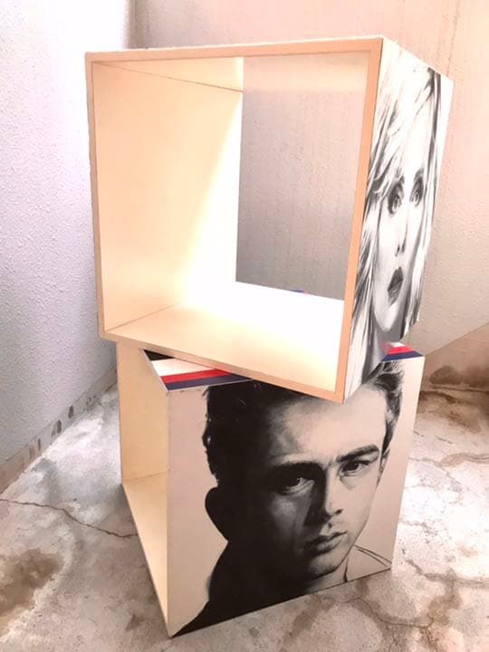 関東送無　店舗什器　アメリカン・アクターズBox  カラーボックス　使い方色々