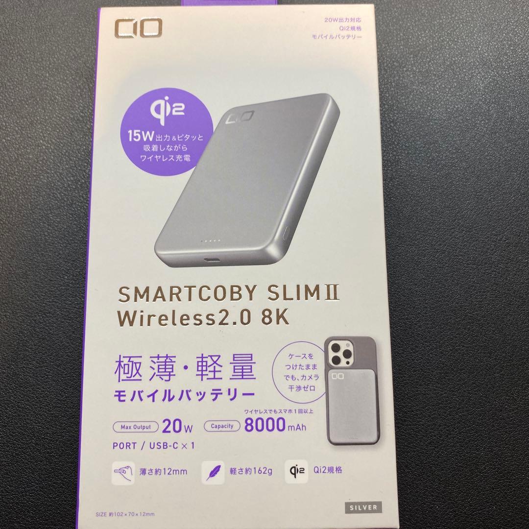 新作20%OFF CIO Qi2モバイルバッテリー 超薄型 [薄さ約12mm]