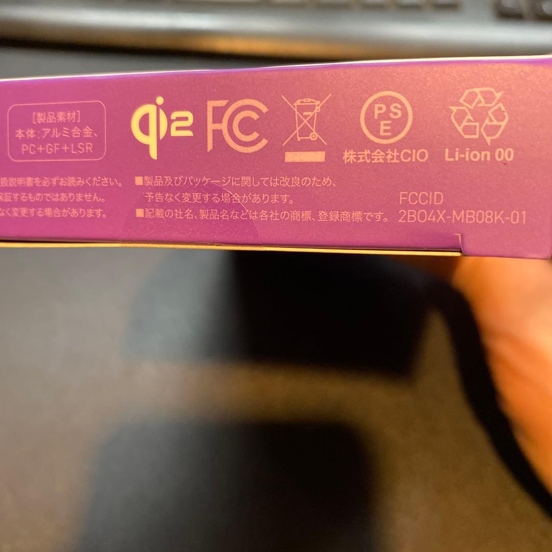 新作20%OFF CIO Qi2モバイルバッテリー 超薄型 [薄さ約12mm]