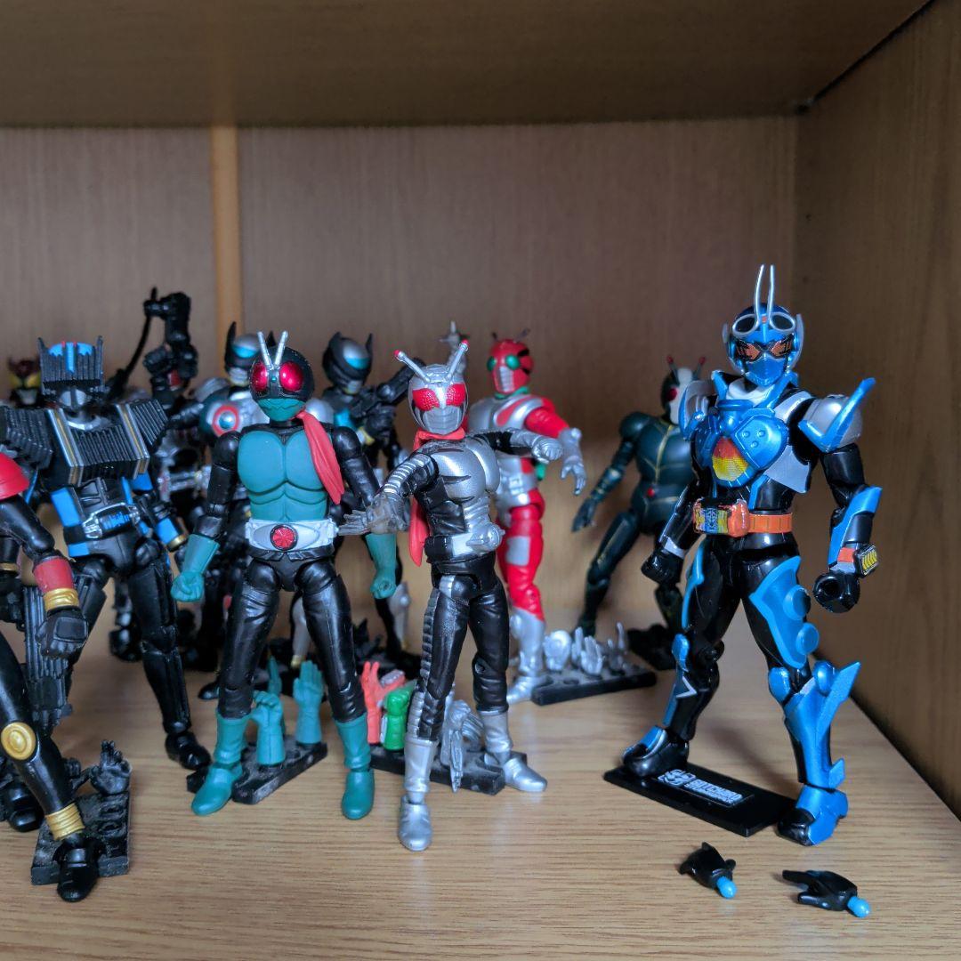 仮面ライダー フィギュアセット 17体 バイク付き　shodoなど
