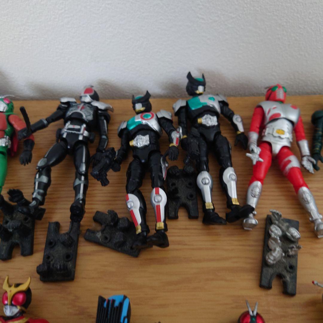 仮面ライダー フィギュアセット 17体 バイク付き　shodoなど