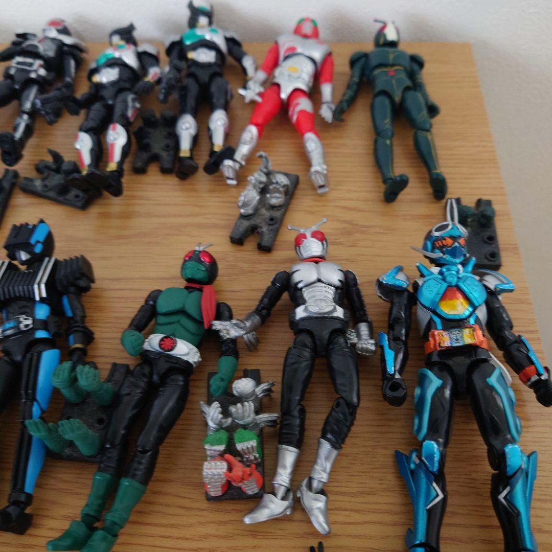 仮面ライダー フィギュアセット 17体 バイク付き　shodoなど