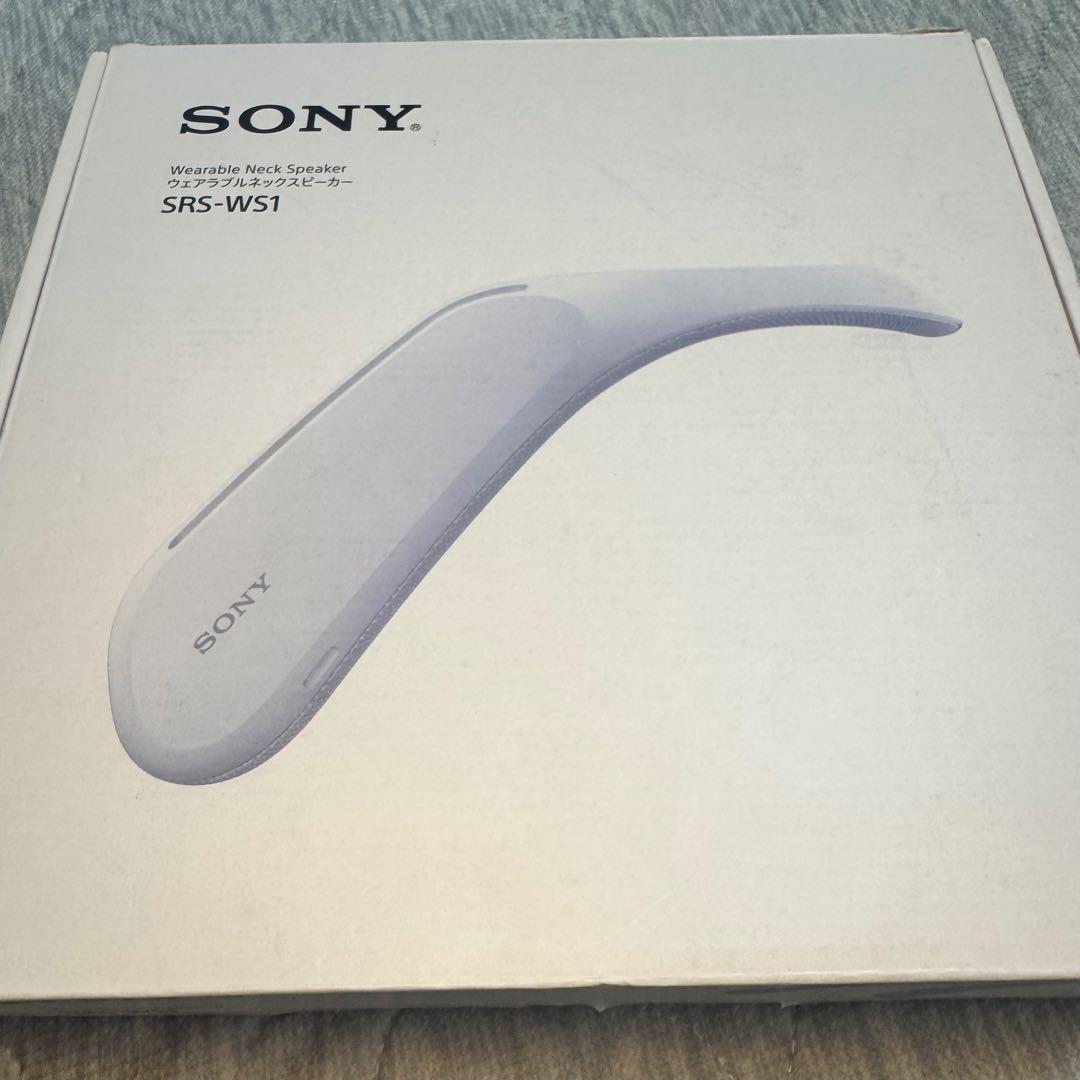 【箱付き美品】SONY ウェアラブルスピーカー SRS-WS1 本体セット