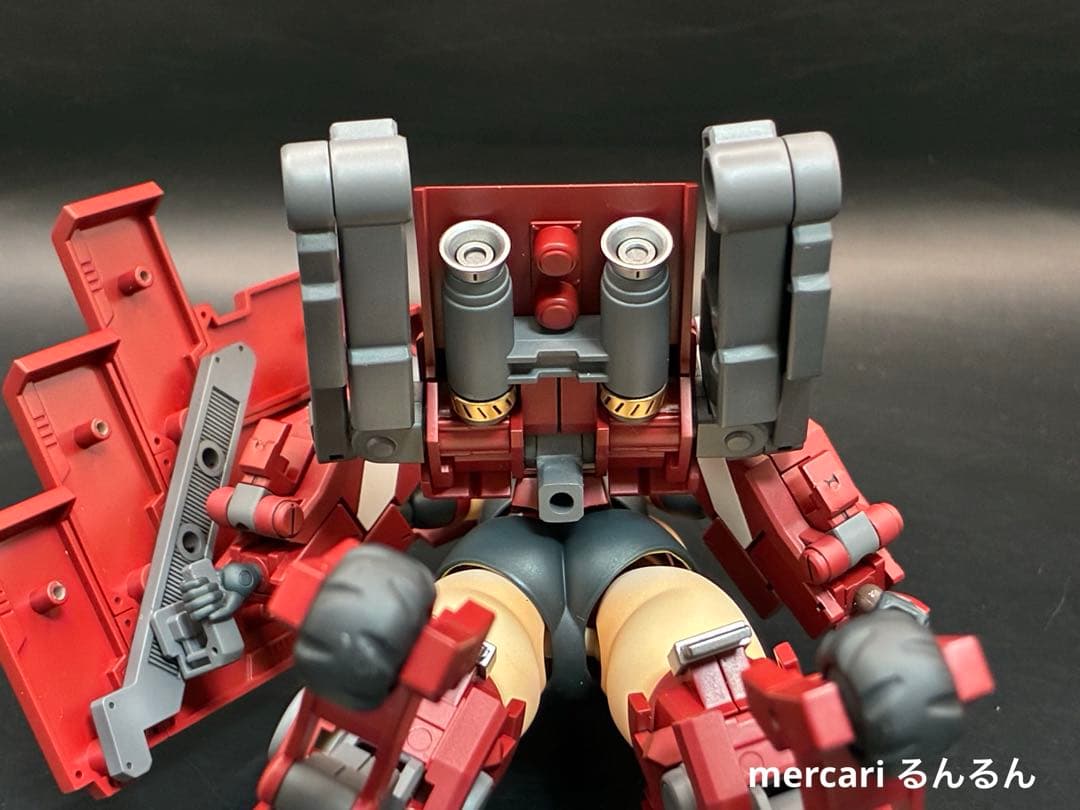 フレームアームズ・ガール 輝鎚・甲＋ウェポンユニット×3塗装完成品