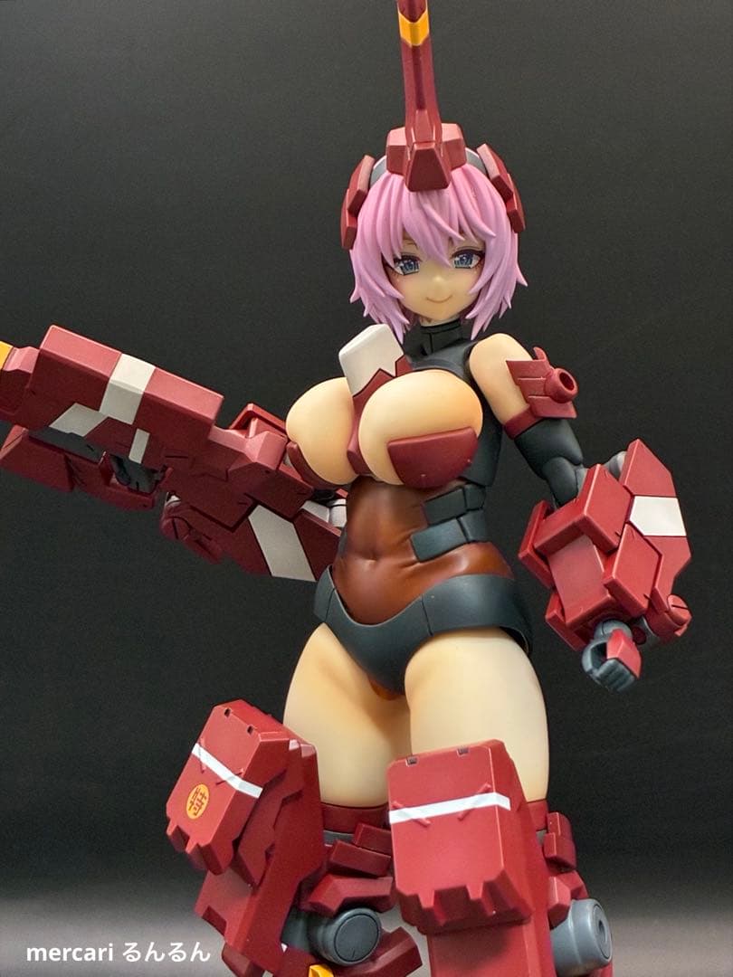 フレームアームズ・ガール 輝鎚・甲＋ウェポンユニット×3塗装完成品