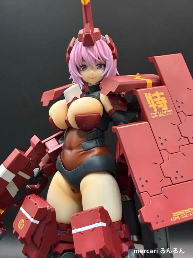 フレームアームズ・ガール 輝鎚・甲＋ウェポンユニット×3塗装完成品