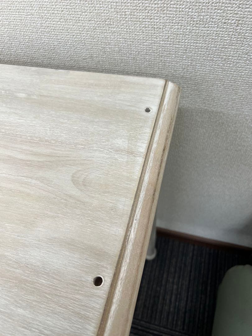 リリーホワイトリリージョン机デスク勉強北欧調ビンテージ風机のみ