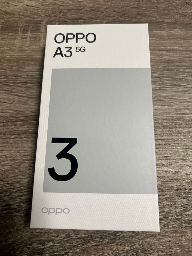 OPPO A3 5G 約半年前購入 外での利用無し