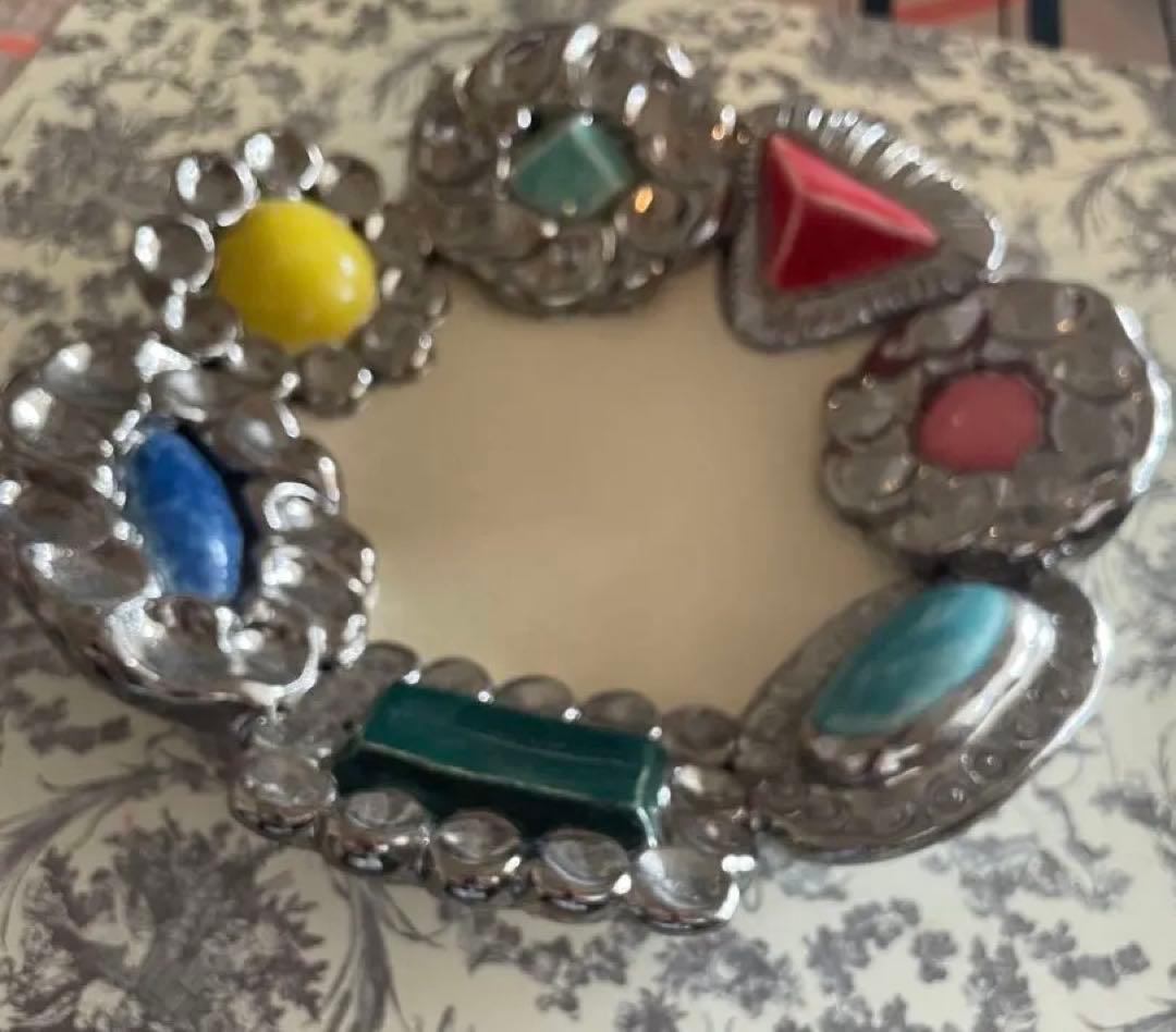 ジュエリー柄　プレート　陶器