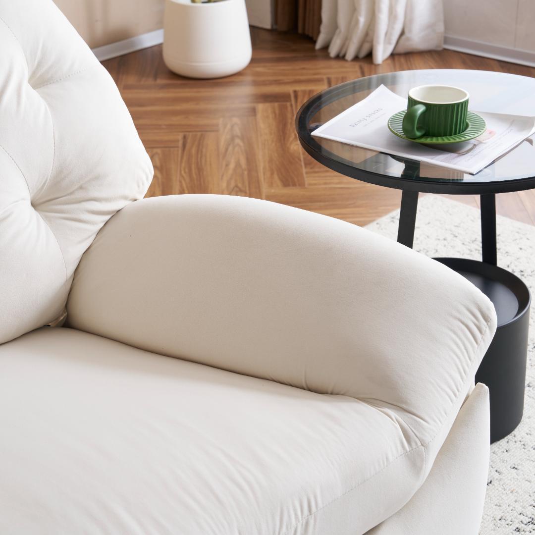 電動1人掛けソファー リクライニングチェア ゲーミングチェア 回転式ソファ