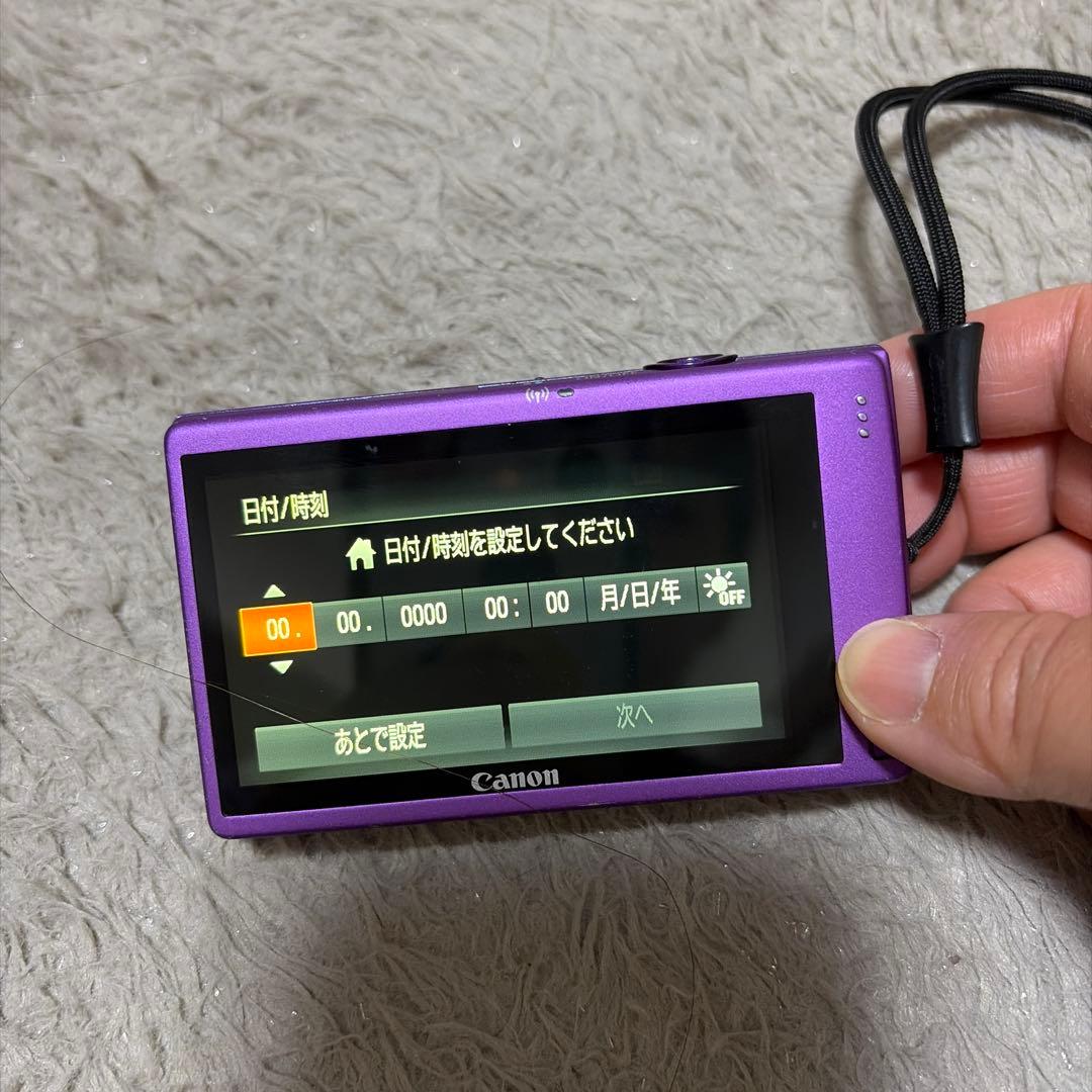 Canon IXY 430F パープル 本体とバッテリー2個