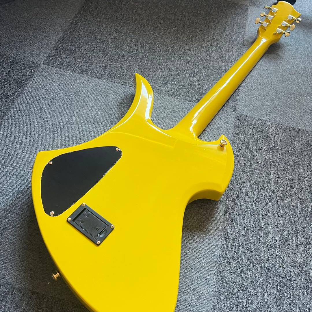 hideシグネチャー イエローハート ノーブランド 高品質 コンポーネントギター