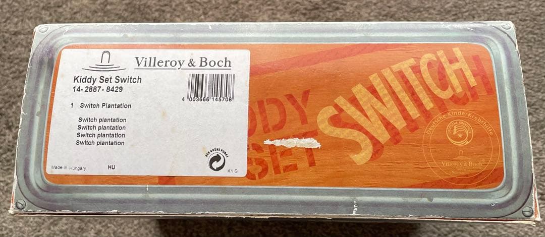 ビレロイ&ボッホ キディセット スイッチ マグカップ プレート 深皿 ゾウ