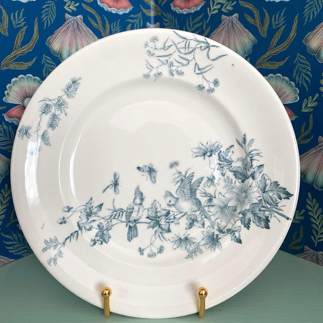 ロンウィ ミニョン Longwy mignon プレートツバメ　小鳥　鳥