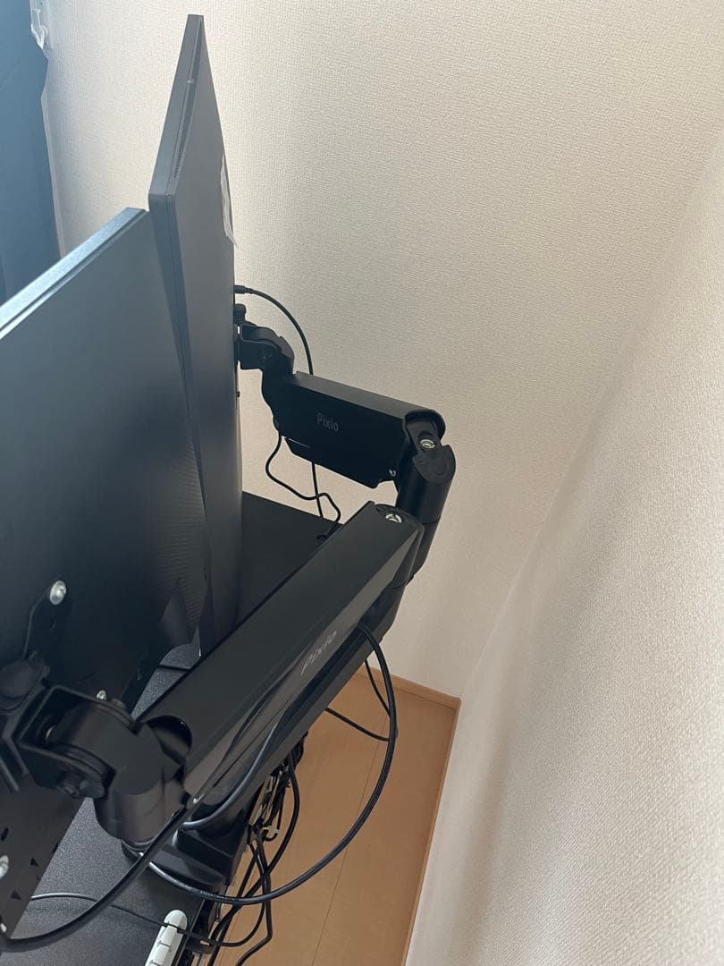 Pixio PS2D モニターアーム 黒 17-35インチ