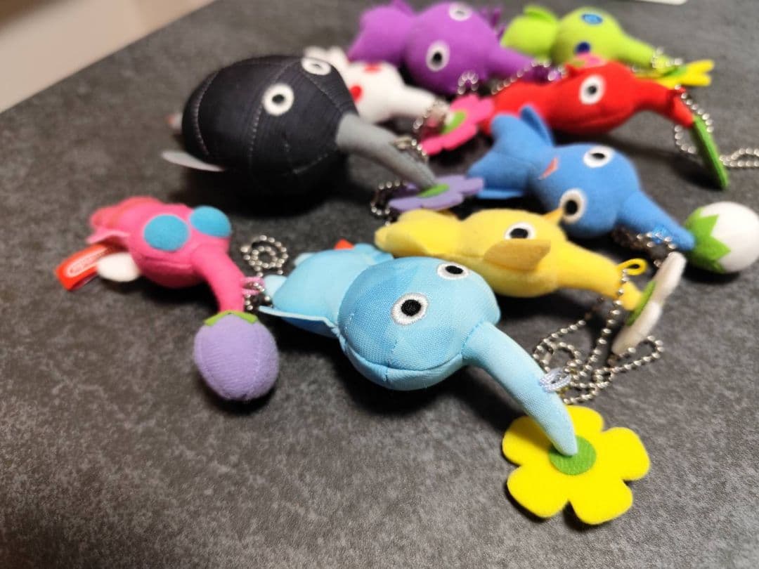 ピクミン　ぬいぐるみマスコット　　全9体　コンプリート　キーホルダー