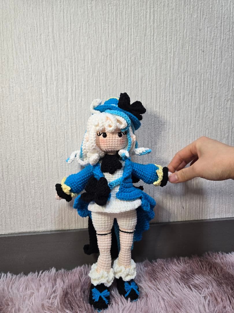 ​【ハンドメイド】原神 フリーナ あみぐるみ ぬいぐるみ 30cm