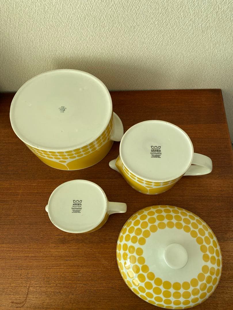 ARABIA スンヌンタイ　ヴィンテージ　3点セット