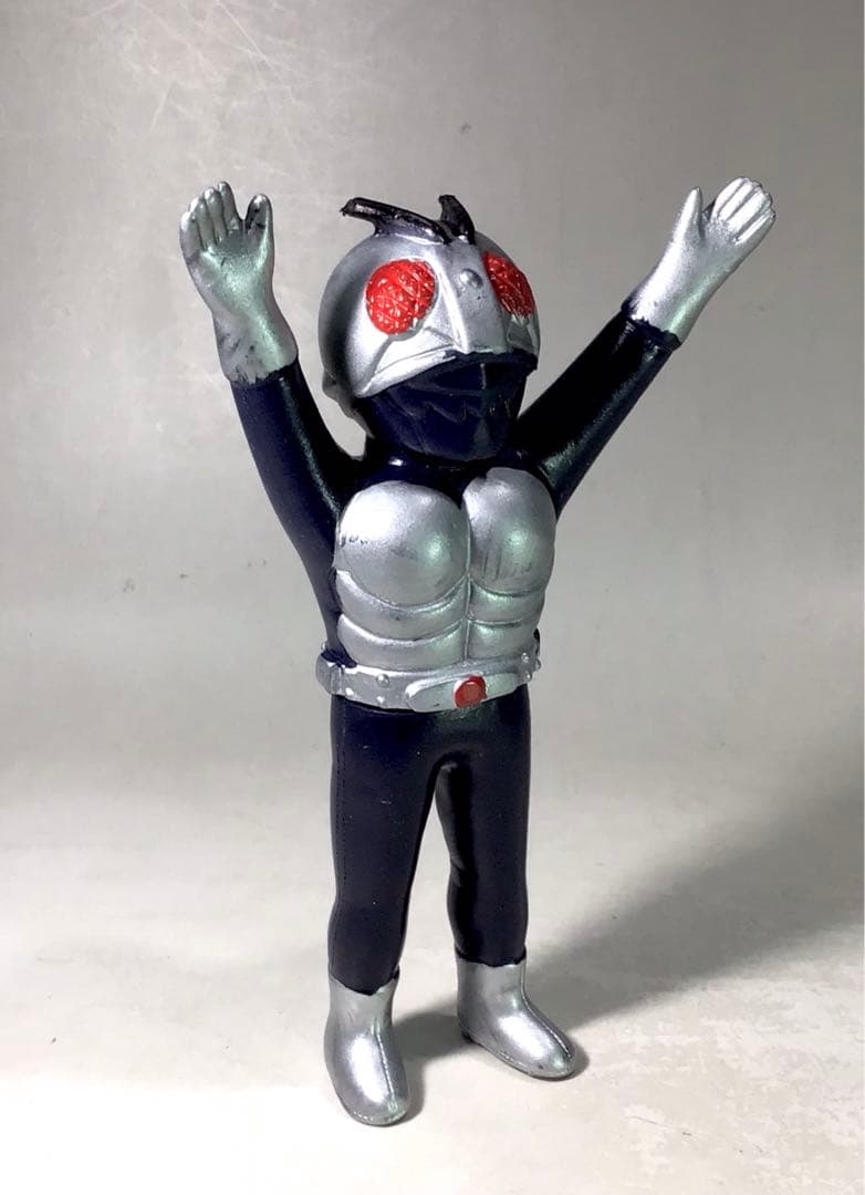 昭和レトロ パチ 仮面ライダー ソフビ 人形 石森章太郎 ミニソフビ 駄玩具 ②