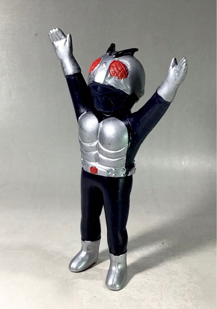昭和レトロ パチ 仮面ライダー ソフビ 人形 石森章太郎 ミニソフビ 駄玩具 ②