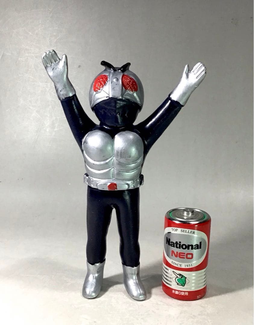 昭和レトロ パチ 仮面ライダー ソフビ 人形 石森章太郎 ミニソフビ 駄玩具 ②