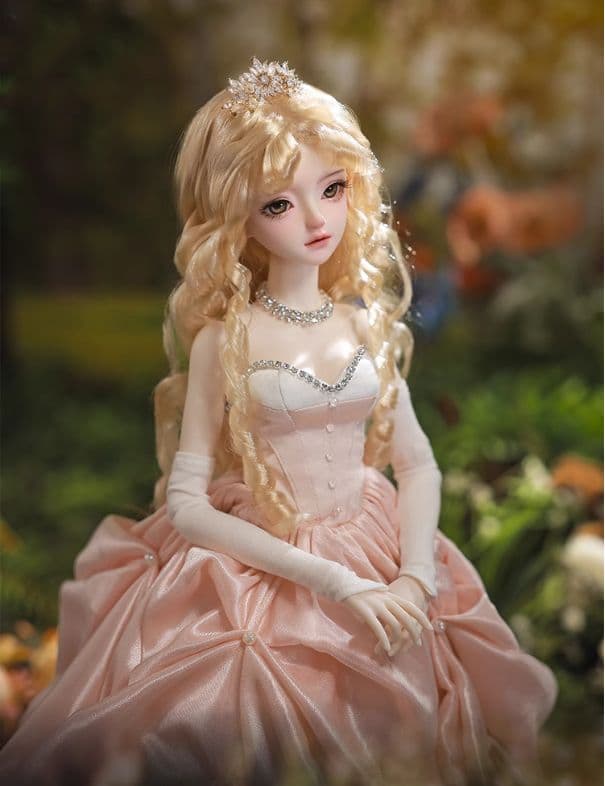 AX128 BJD 1/4 ドール本体 Ellie 球体関節人形 ハンドメイド