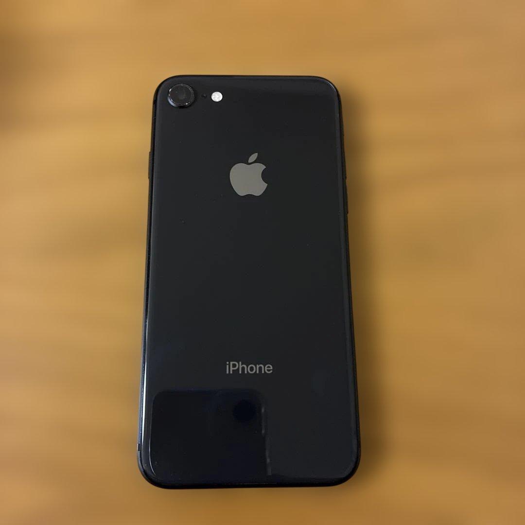 Apple iPhone8 スペースグレイ ジャンク ブラック