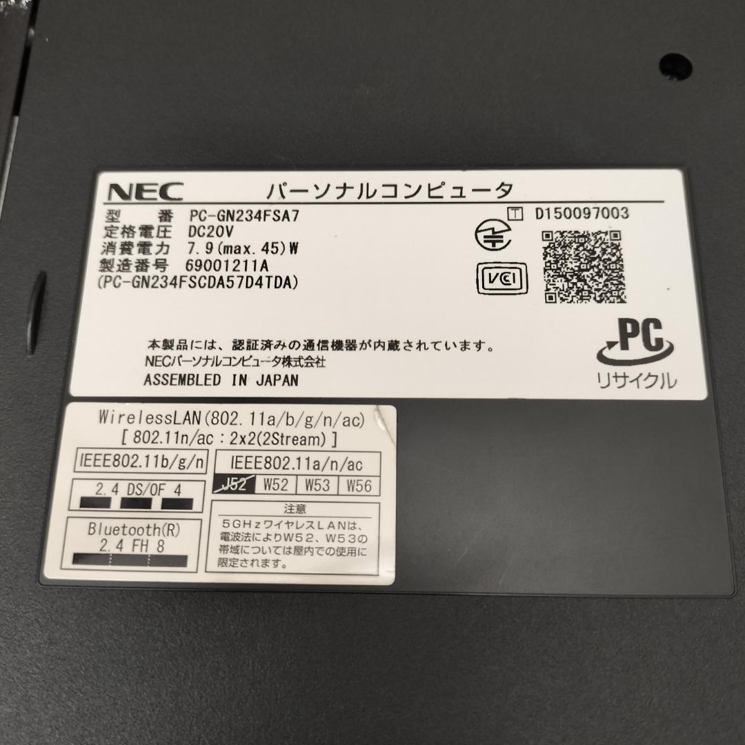 Windowsノート本体 NEC LAVIE NS PC-GN234FSA7/ Core i5 Win11