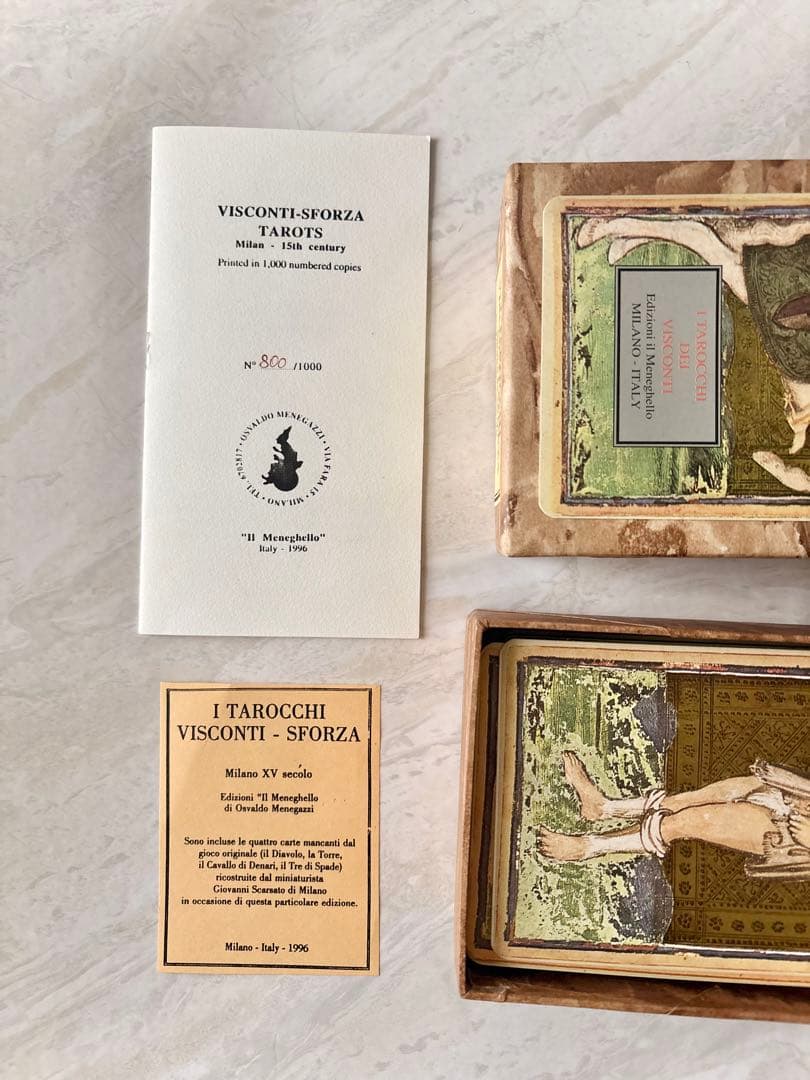 イタリア製 タロット ヴィスコンティ スフォルツァ