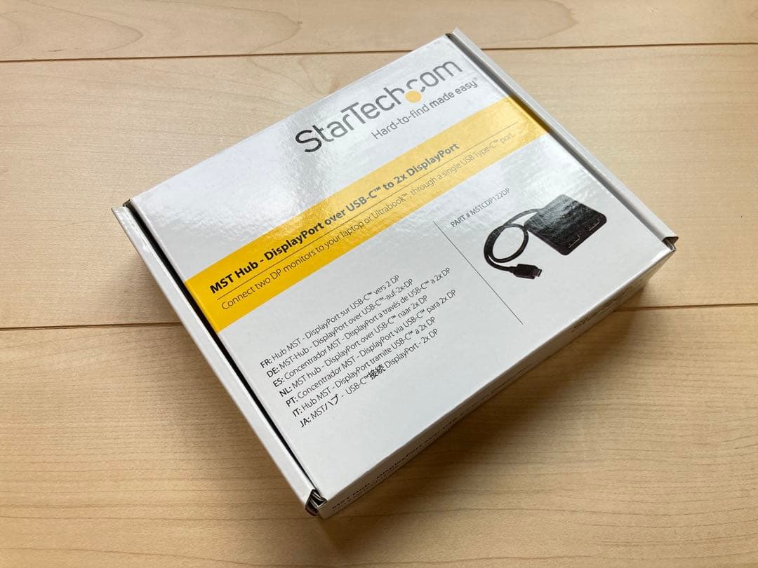 分配器・切替器 StarTech MST Hub USB-C to 2x DisplayPort