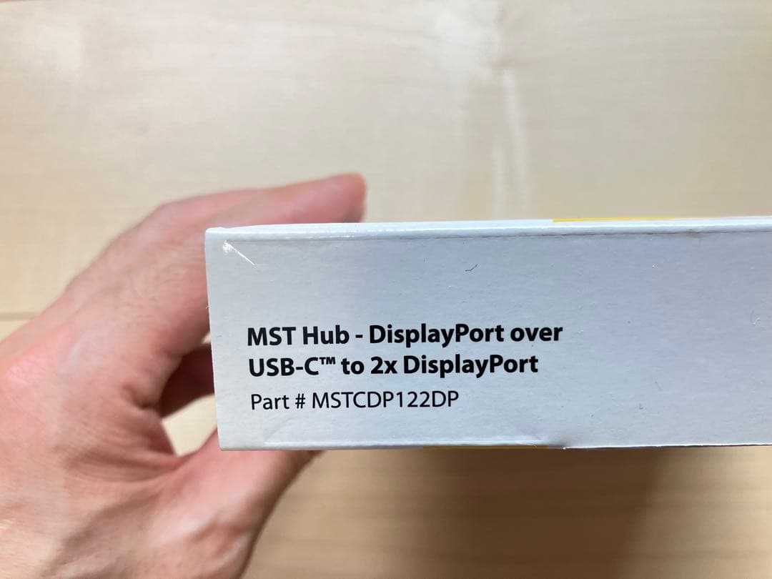 分配器・切替器 StarTech MST Hub USB-C to 2x DisplayPort