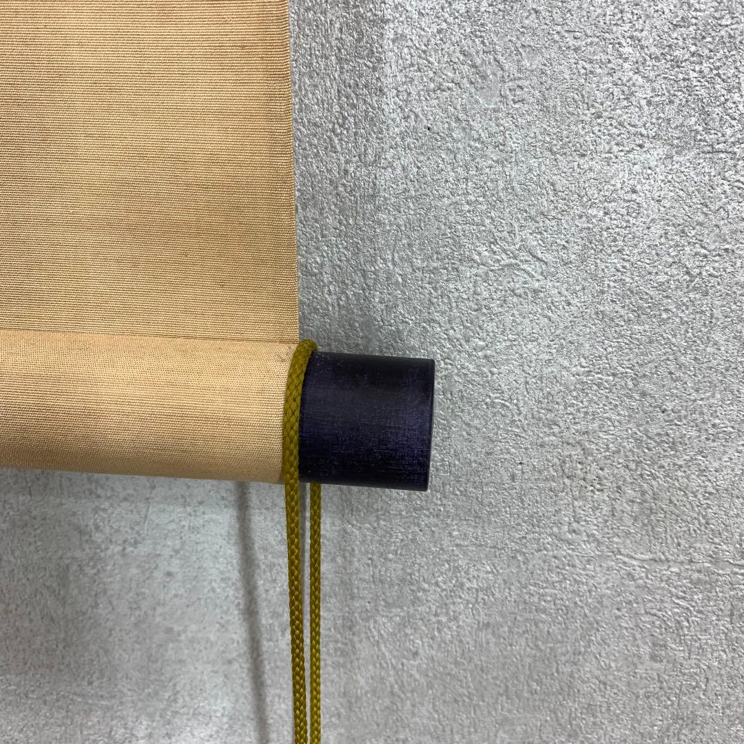 1-42 掛軸 酒井抱一 秋草螽斯図 木箱 工芸 印刷 花鳥図 9月