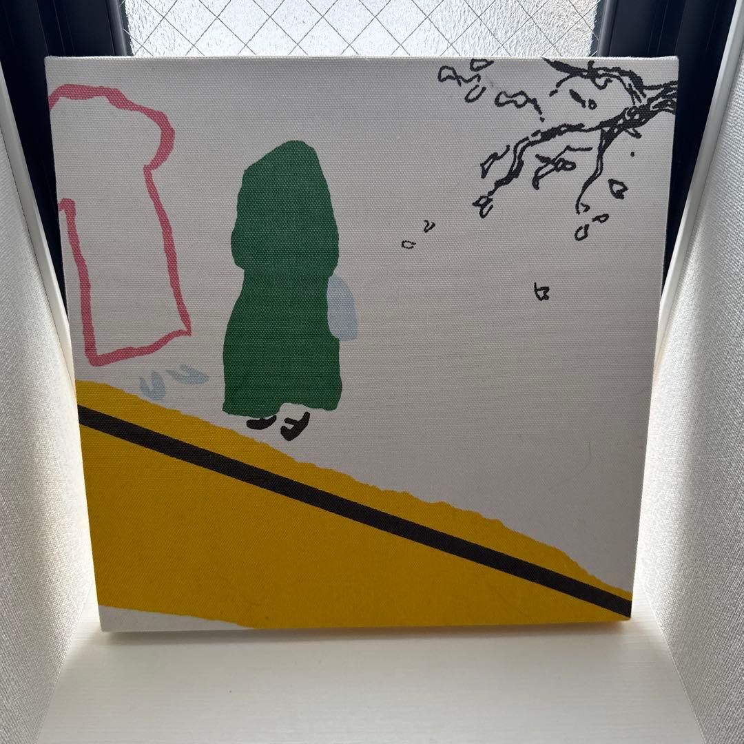 【美品】Kalappoオリジナルファブリックパネル「マチアワセ − white」