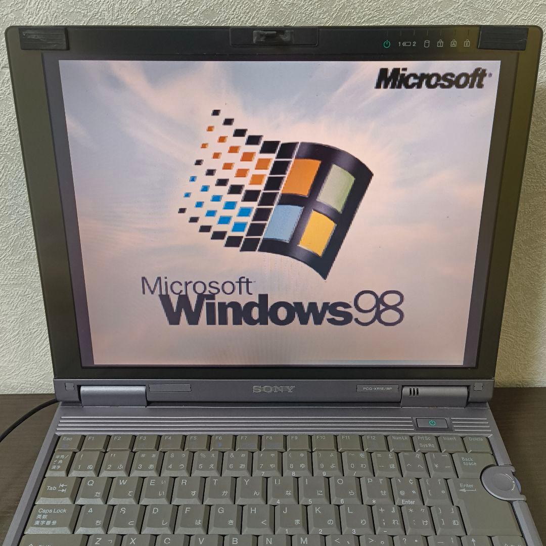 SONY VAIO PCG-XR1E/BP Windows 98 リカバリ済