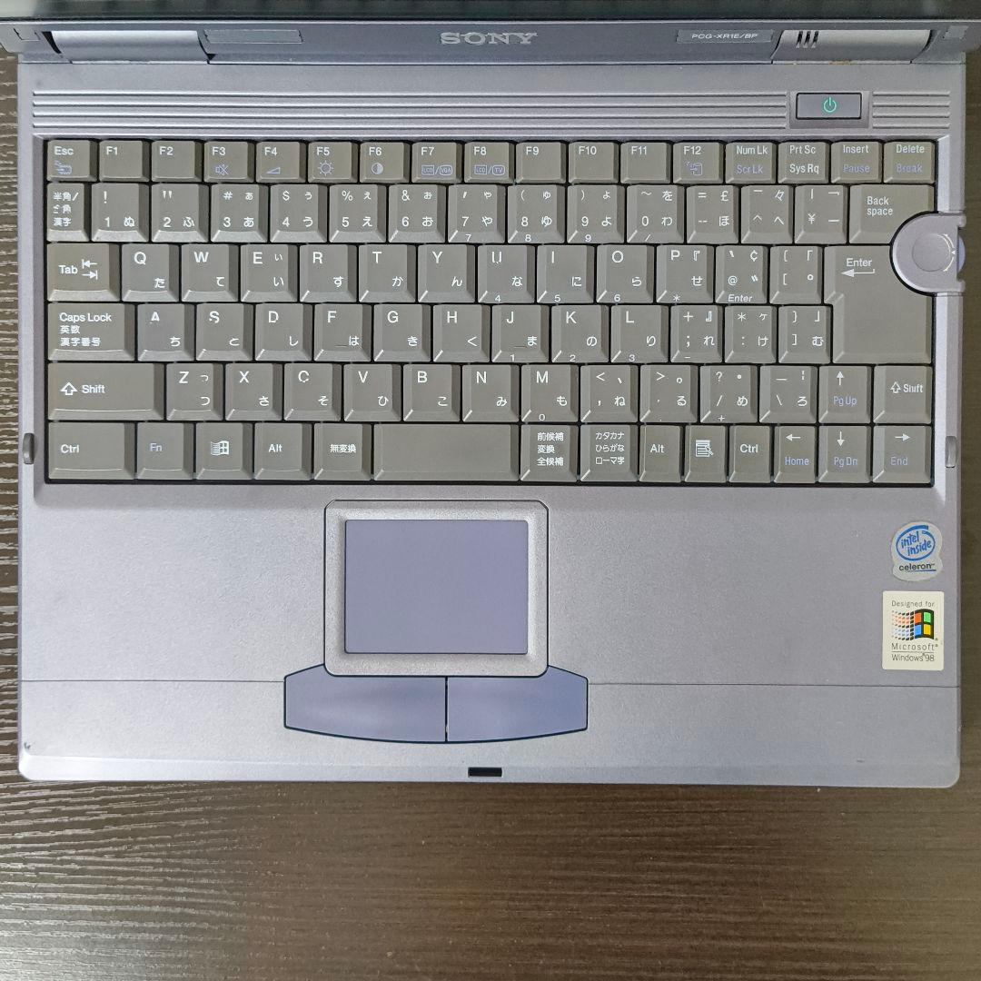 SONY VAIO PCG-XR1E/BP Windows 98 リカバリ済