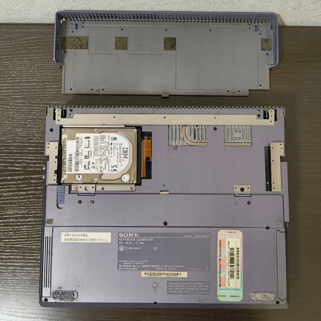 SONY VAIO PCG-XR1E/BP Windows 98 リカバリ済