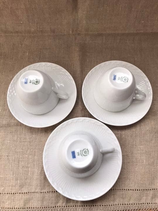ロイヤルコペンハーゲン　コーヒーカップ&ソーサー3客セット