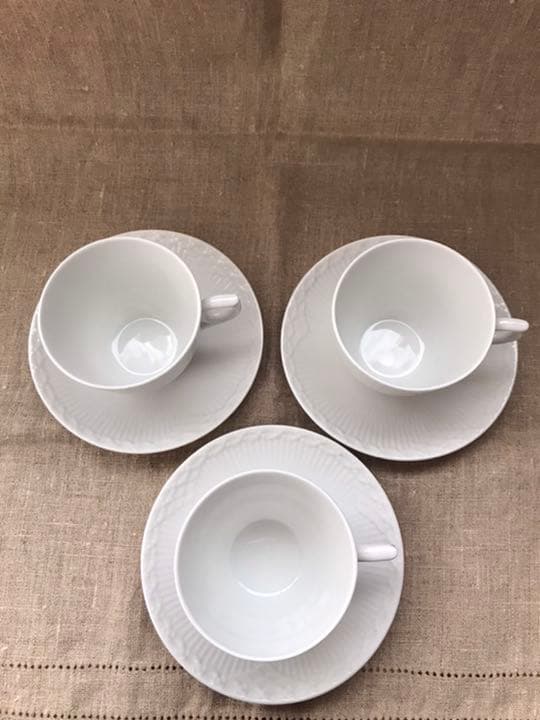 ロイヤルコペンハーゲン　コーヒーカップ&ソーサー3客セット