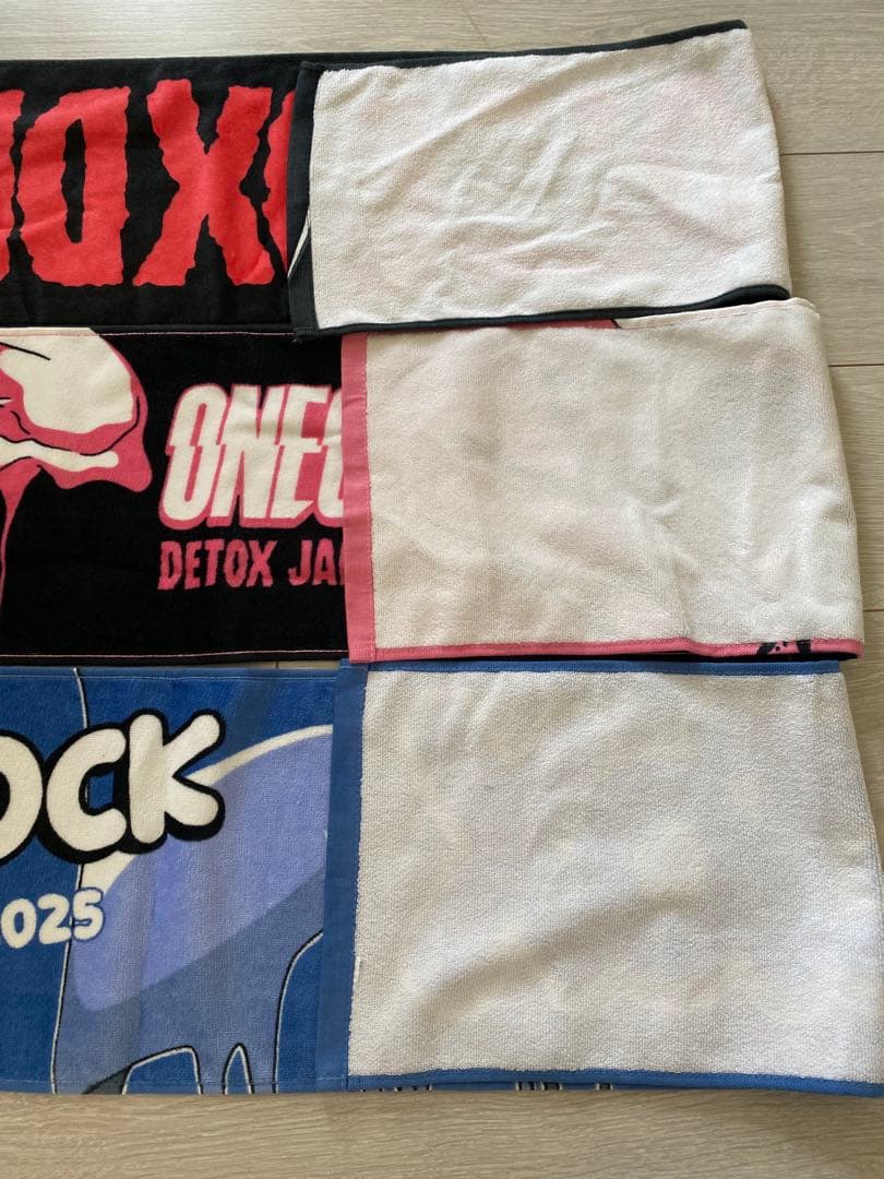 ONE OK ROCK DETOX 2025マフラータオル　3枚セット　未使用