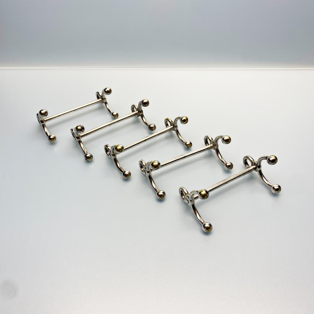 フランス アンティーク ナイフレスト 5本 セット ナイフホルダー 箸置き