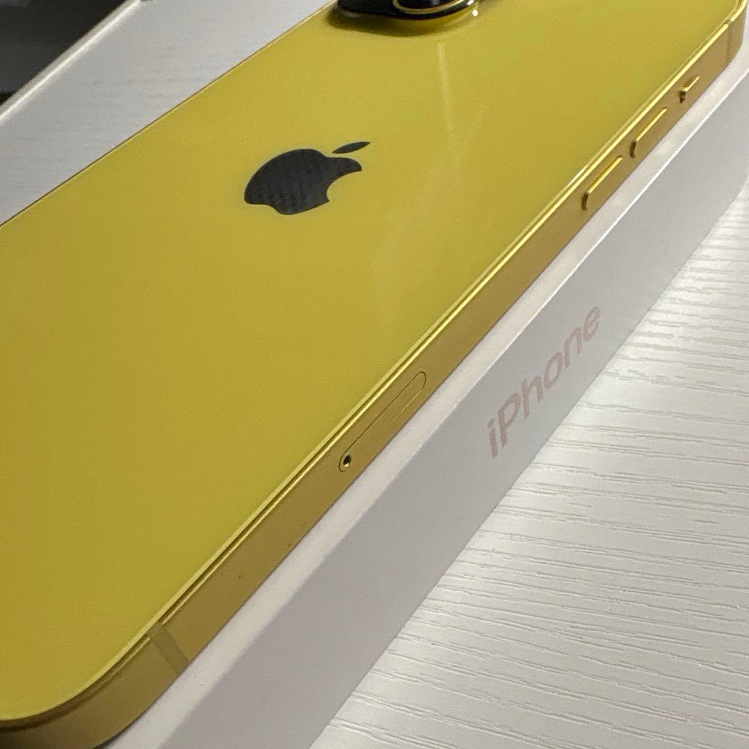 iPhone14 256GB イエロー SIMフリー 極美品