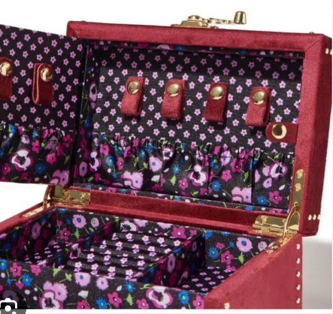 Francfranc ANNA SUI ジュエリーボックス Sダークレッド