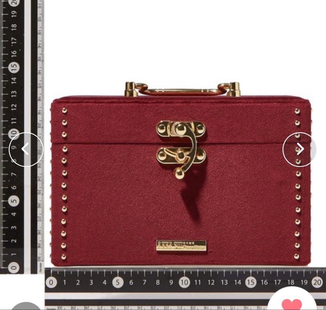 Francfranc ANNA SUI ジュエリーボックス Sダークレッド