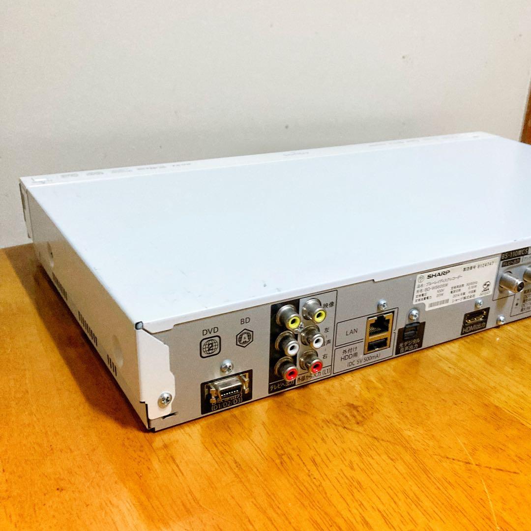 リモコン無し　SHARP ブルーレイレコーダー HDD 500GB 2チューナー