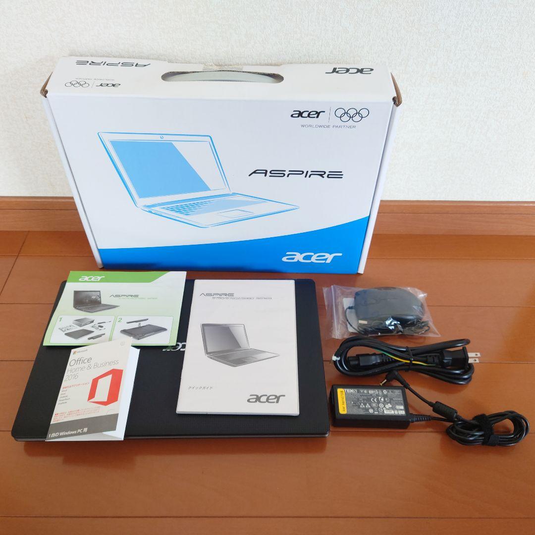 設定済み✨️Acer Aspireノートパソコン✨️i5/SSD/オフィス