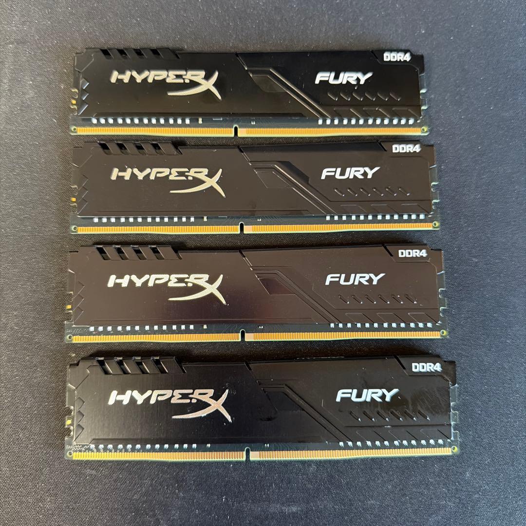 HyperX FURY DDR4-3200 8GB×4枚 計32GB