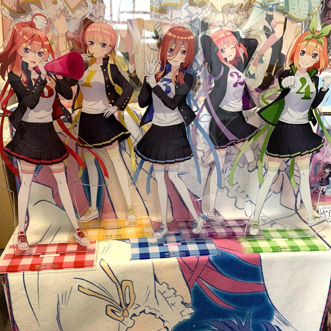 五等分の花嫁 応援団 特大アクリルスタンド 5種